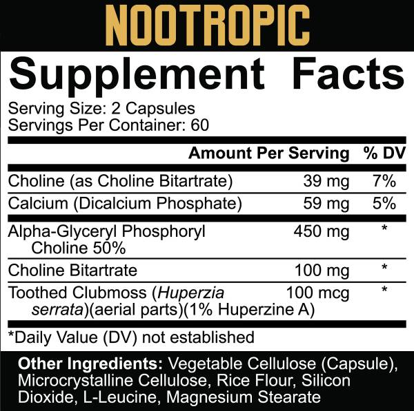 Nootropic | Core Series - 120 capsules