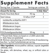 Nordic Flora Probiotic Daily | 12 Billion Active Cells - 60 capsules