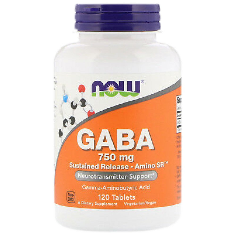 GABA 750 mg / Sustained Release - 120 Таблетки - Feel You