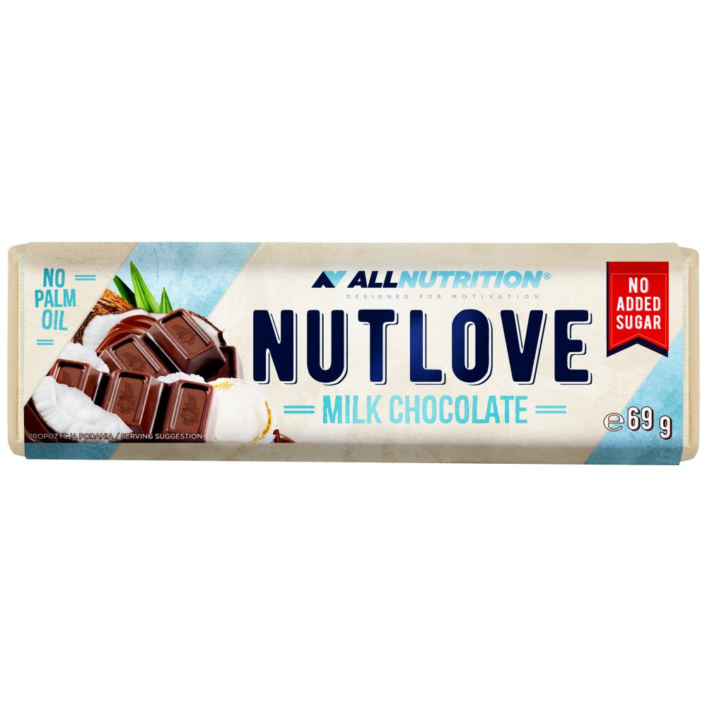 Nutlove mléčná čokoláda | Žádný přidaný cukr - 69 gramů