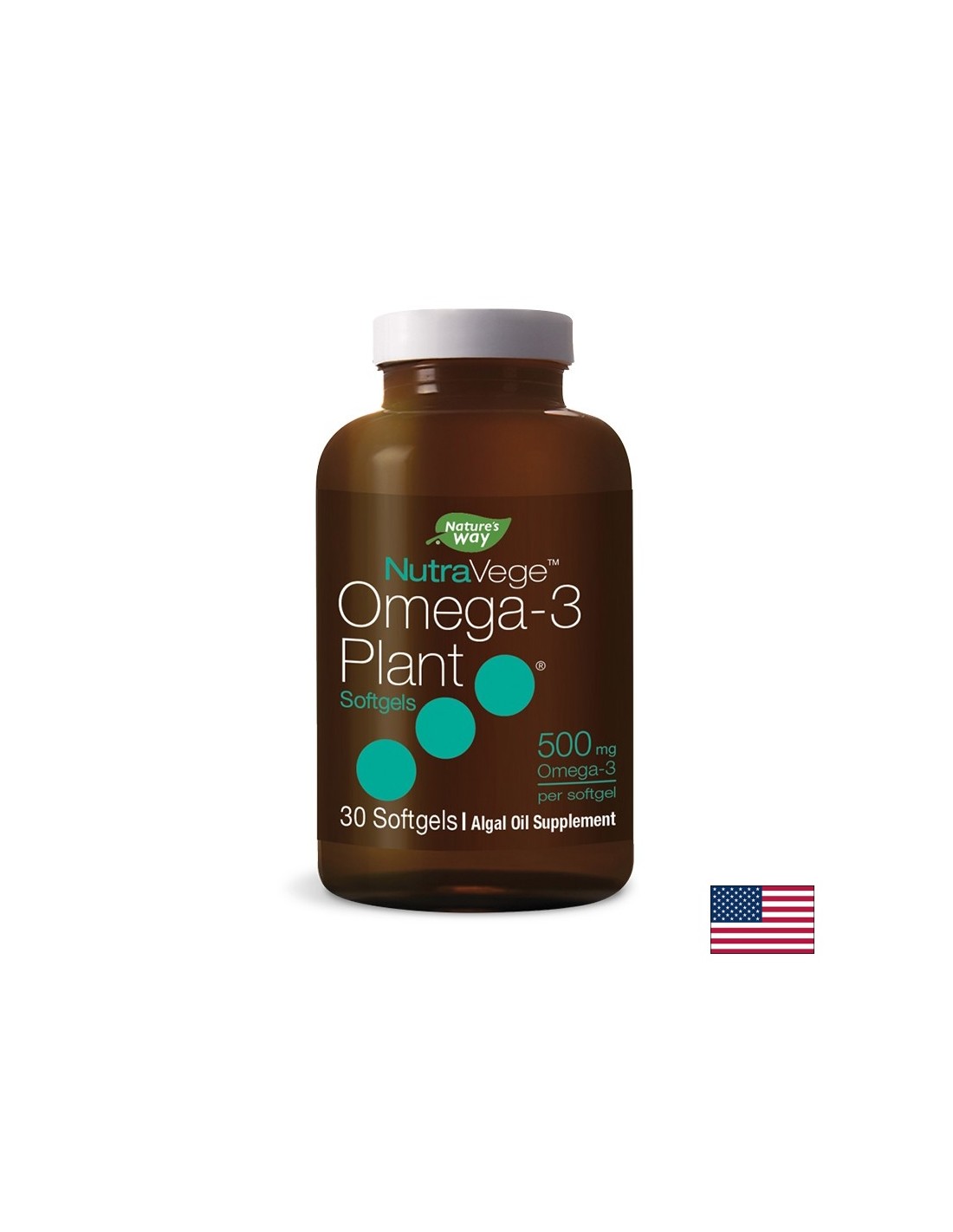 NutraVege Omega-3 500 mg uit algen <tc>Nature’s Way</tc>