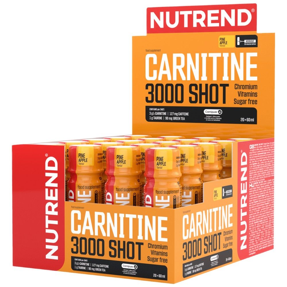 Carnitină 3000 Shot - 20 x 60 ml