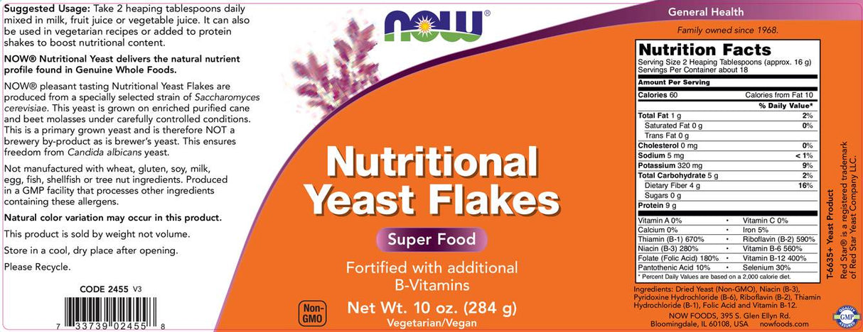 Nutritional Yeast Flakes - 284 grams