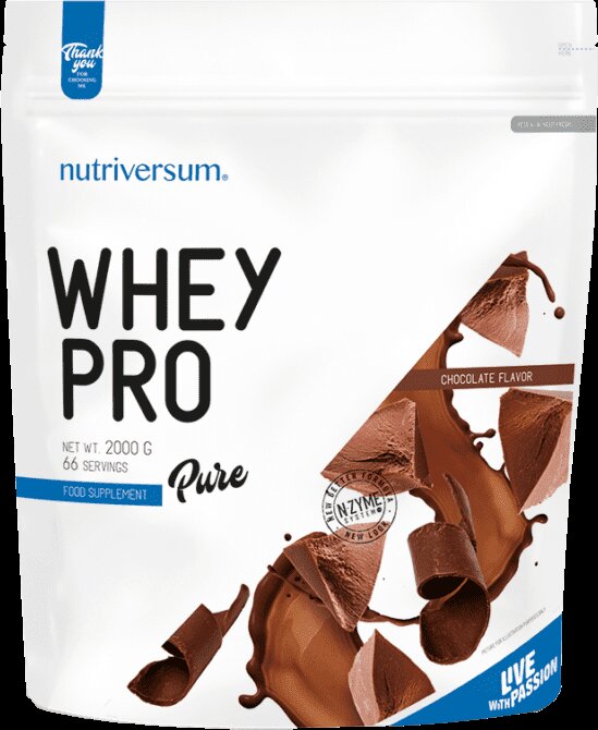 <tc>Nutriversum</tc> Whey Pro Pure | se systémem N-Zyme [2000 gramů, 66 dávek]