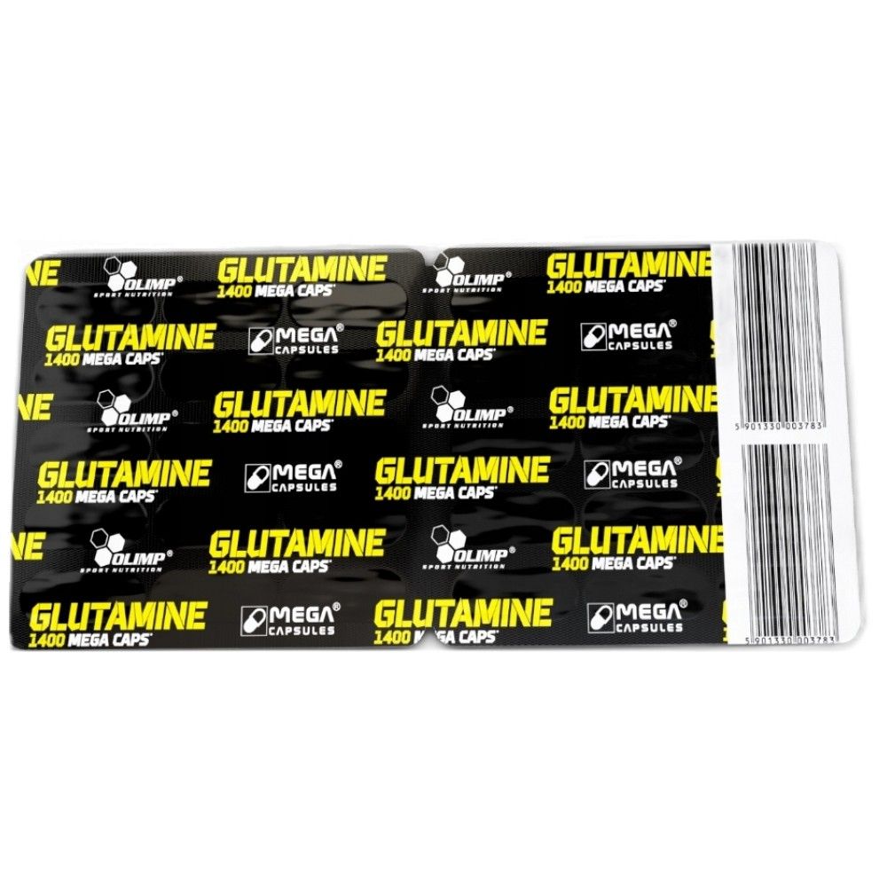 Glutamine Mega Caps 1400 - 30 capsules