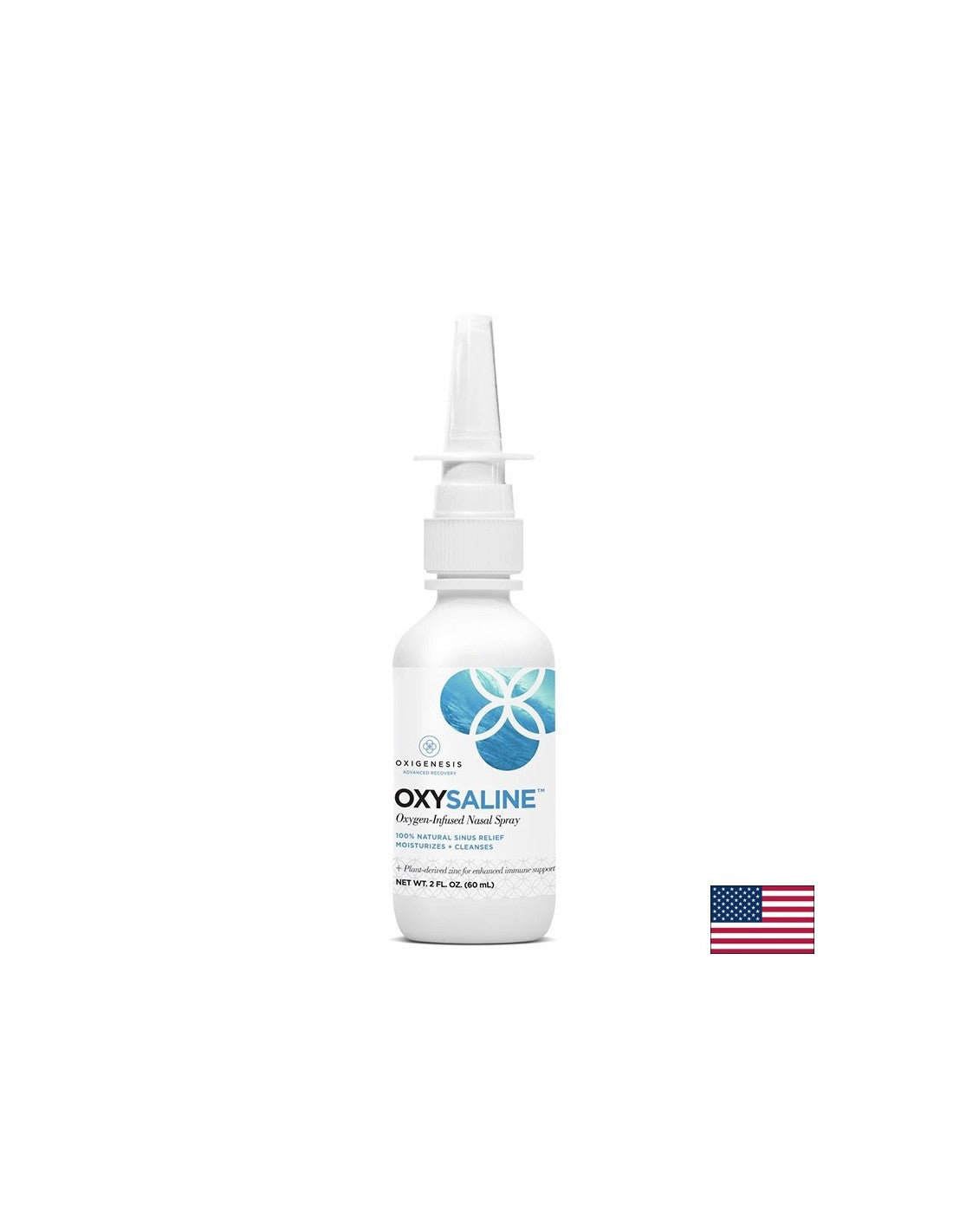 OxysaLine ™ nosní kyslíkový sprej, 60 ml