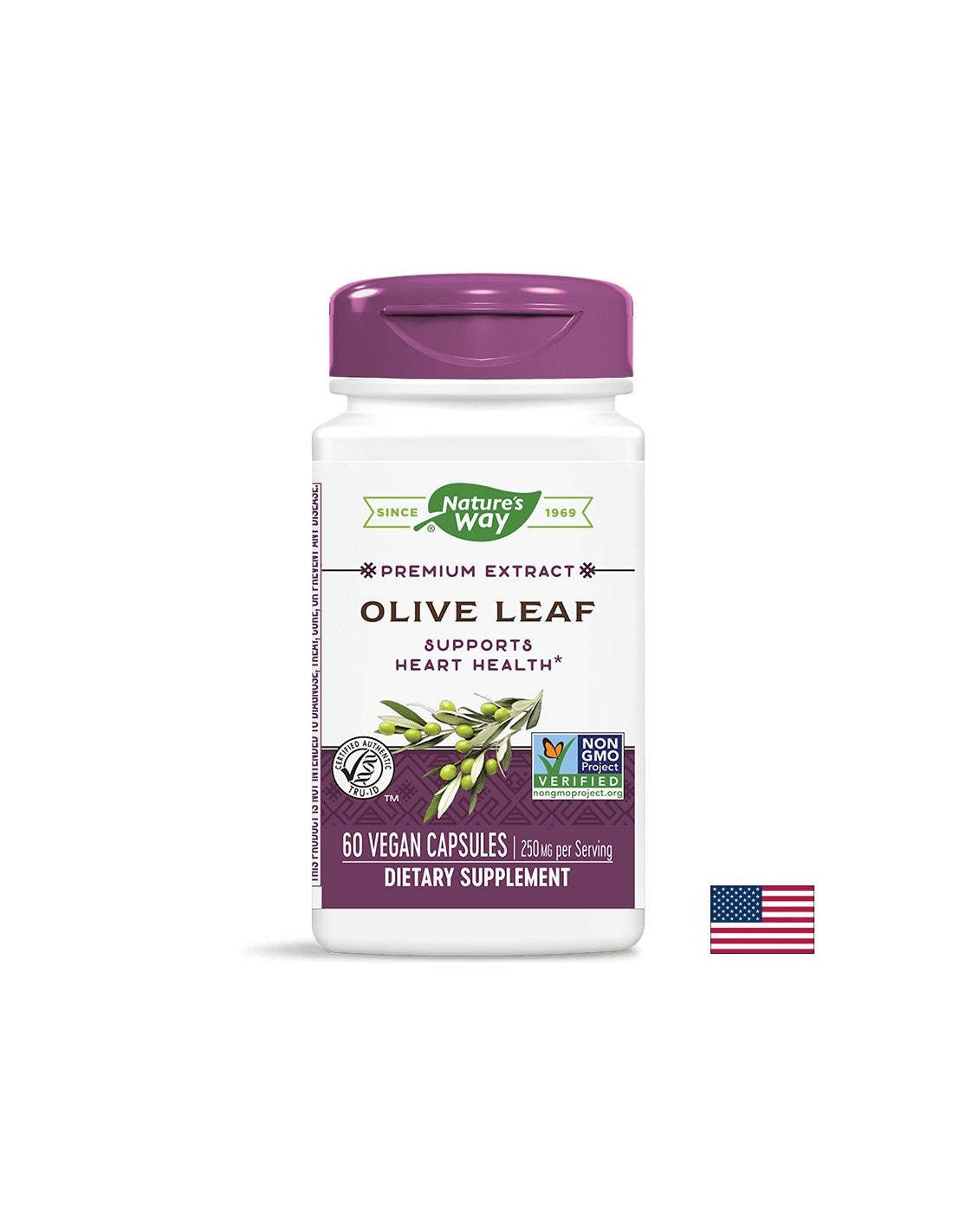 Olive Leaf / Olive (leaf) 430 mg x 60 capsules Nature's Way