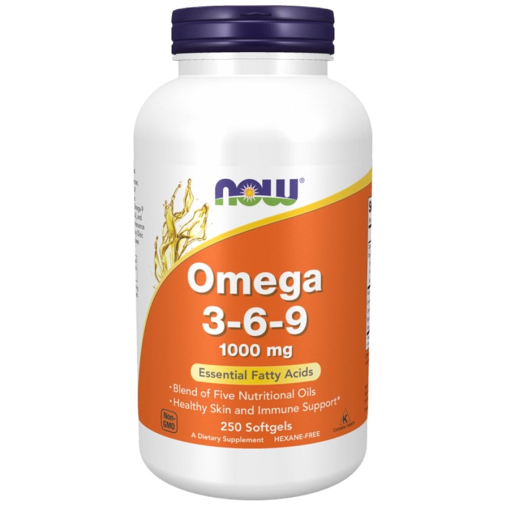 Omega 3-6-9 1000 mg - 100 Gel Capsules