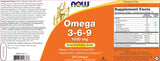 Omega 3-6-9 1000 mg - 100 Gel Capsules