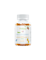Omega 3-6-9 Gummies Kids/Omega 3-6-9 para niños, 60 tabletas de gelatina con sabor a naranja
