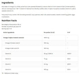 Omega 3-6-- Flëssegkeet + ADK | Vitamin A + D + E + K 120 ML