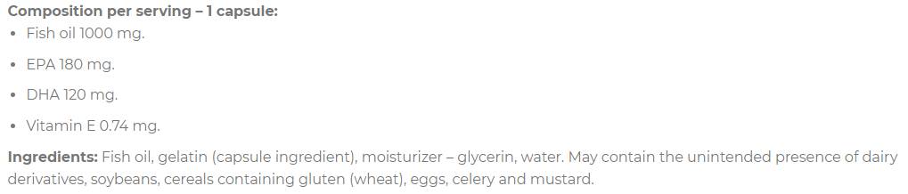 Omega 3 - 90 capsules