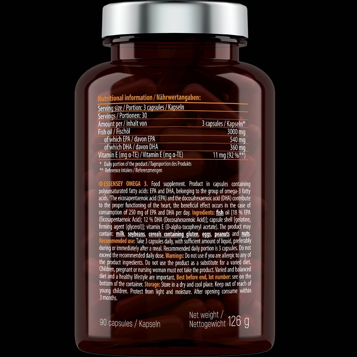 Omega 3 - 90 Gel Capsules