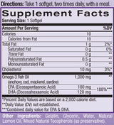 Omega-3 rybí olej 1000 mg. 60 softgelů