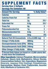 Omega 3 visolie 120 gelcapsules