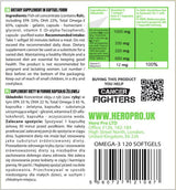 OMEGA-3 Aceite de pescado | 65% EPA + DHA - 120 cápsulas de gel