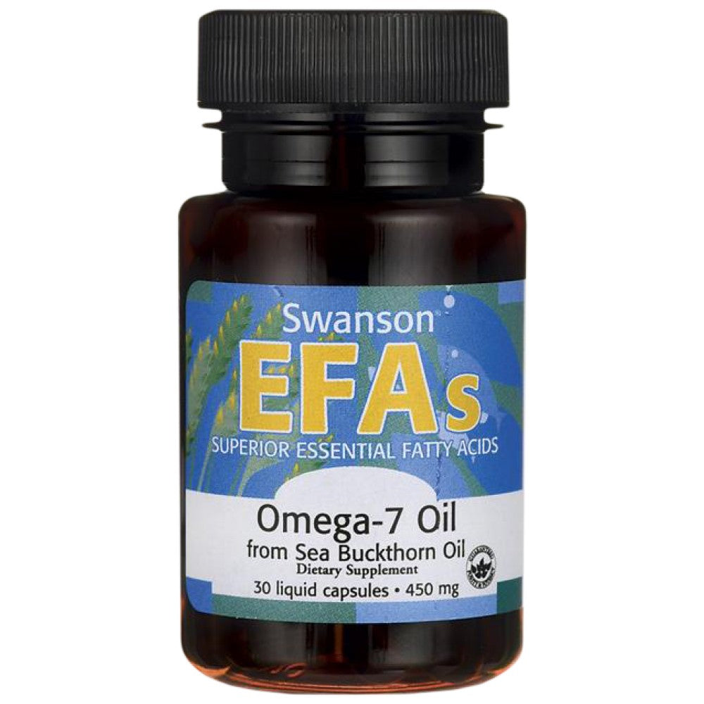 Omega-7 Ueleg vum Mier Buckthorn Ueleg 30 Kapselen