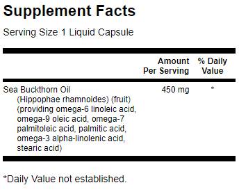 Omega-7 Oil from Sea Buckthorn Oil 30 capsules