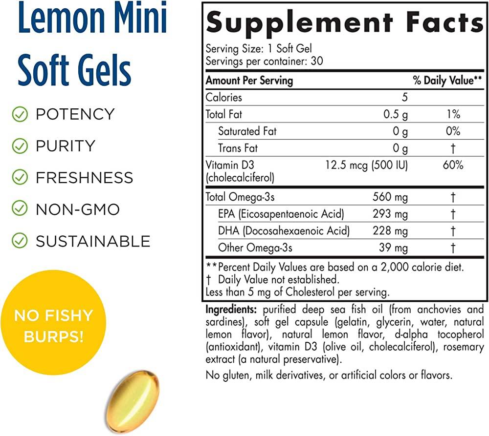 Omega One 560 mg - 30 cápsulas de gel