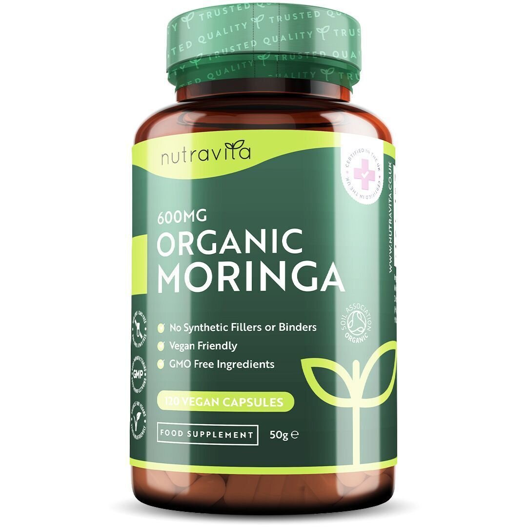 Moringa orgánica - Bio Moringa 600 mg 120 Cápsulas veganas