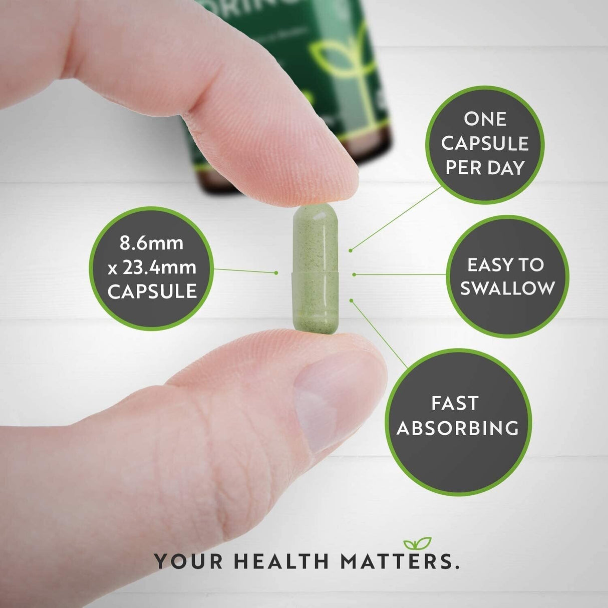 Moringa orgánica - Bio Moringa 600 mg 120 Cápsulas veganas