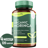 Moringa orgánica - Bio Moringa 600 mg 120 Cápsulas veganas
