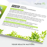 Moringa orgánica - Bio Moringa 600 mg 120 Cápsulas veganas