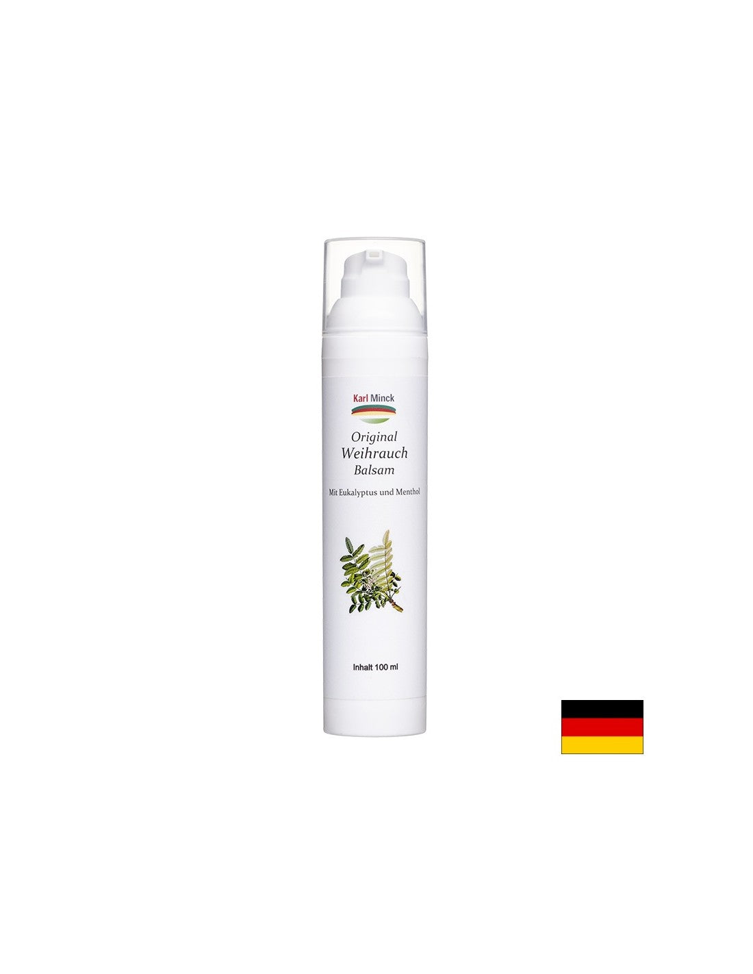Original Weihrauch Balsam mit Eukalyptus und Menthol - Balsam with incense, menthol and eucalyptus, 100 ml Karl Minck