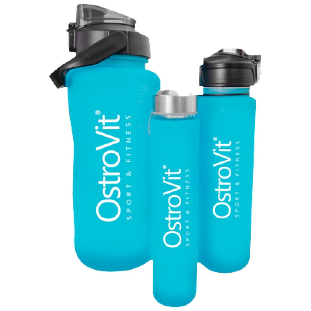 <tc>OstroVit</tc> Vandens buteliai | 3 viename - mėlyni 2000 + 900 + 500 ml