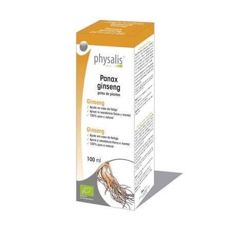 Organic ginseng drops (herbal tincture) PHYSALIS