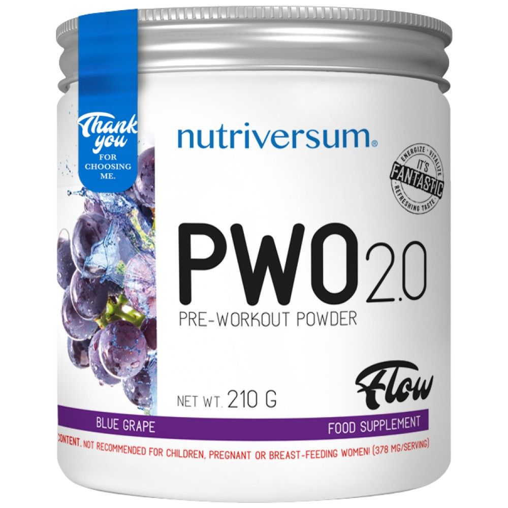 PWO 2.0 Flow | Pre-Workout Powder - 210 grams