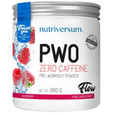 „Pwo Zero“ kofeinas | Be stimuliuojančių miltelių prieš treniruotę-280 gramų