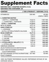 „Pwo Zero“ kofeinas | Be stimuliuojančių miltelių prieš treniruotę-280 gramų