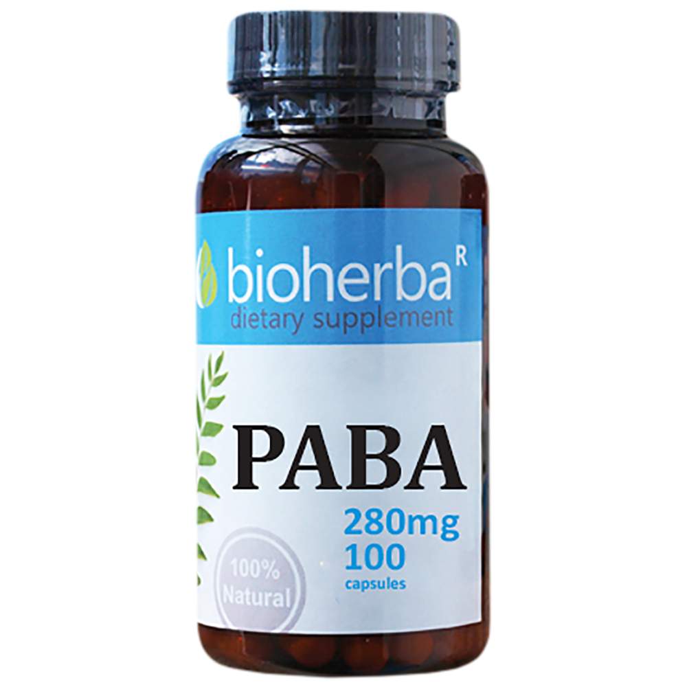 PABA 280 mg - 100 kapsułek