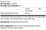 Palmitoiletanolamida 300 mg - 60 cápsulas