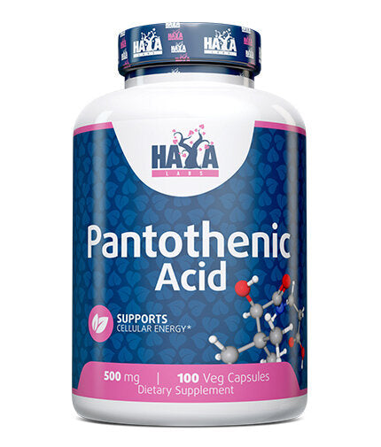 Pantothenic Acid 500 mg / 100 Vcaps