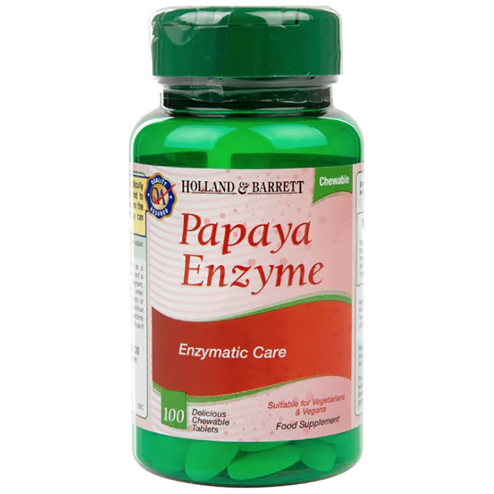 Papaya Enzyme - 100 Chewable Tablets