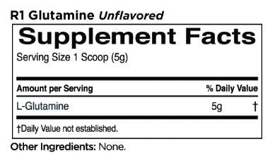 Glutamiin | 100% mikroniseeritud L -glutamiin - 398 grammi