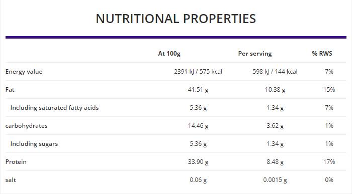 Pindakaas + eiwit 500 gram