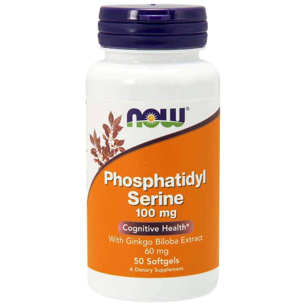 Phosphathidyl Serine 100 mg + Ginkgo [50 gel capsules, 50 doses]