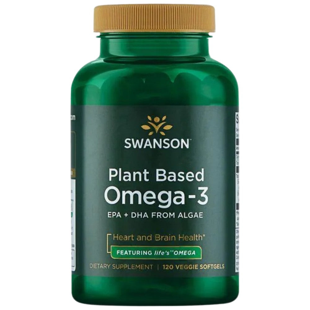 Augalų pagrindu sukurtas omega-3 | Gyvenimo omega - 120 gelio kapsulės