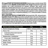 Rozmiar kieszonkowy / pełen pasty masło orzechowego / chrupiące 40 gramów