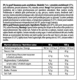 Velikost kapsy / plná pasty arašídového másla / různých příchutí 40 gramů