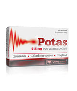 Citrát draselný / potas 416mg. 60 karet. Olympus