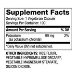 Potassium Time Release / 100 Caps