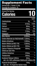 Pre-workout | Project Blackout 305-315 gram