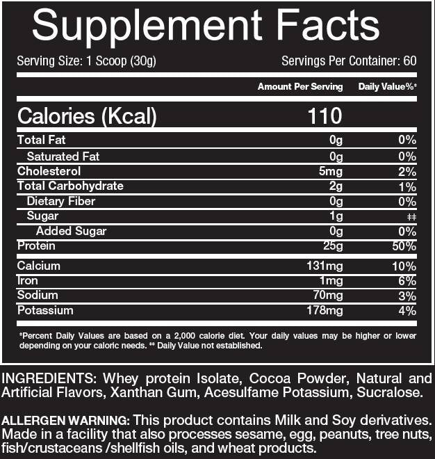 Premium Iso Whey 1000 grams