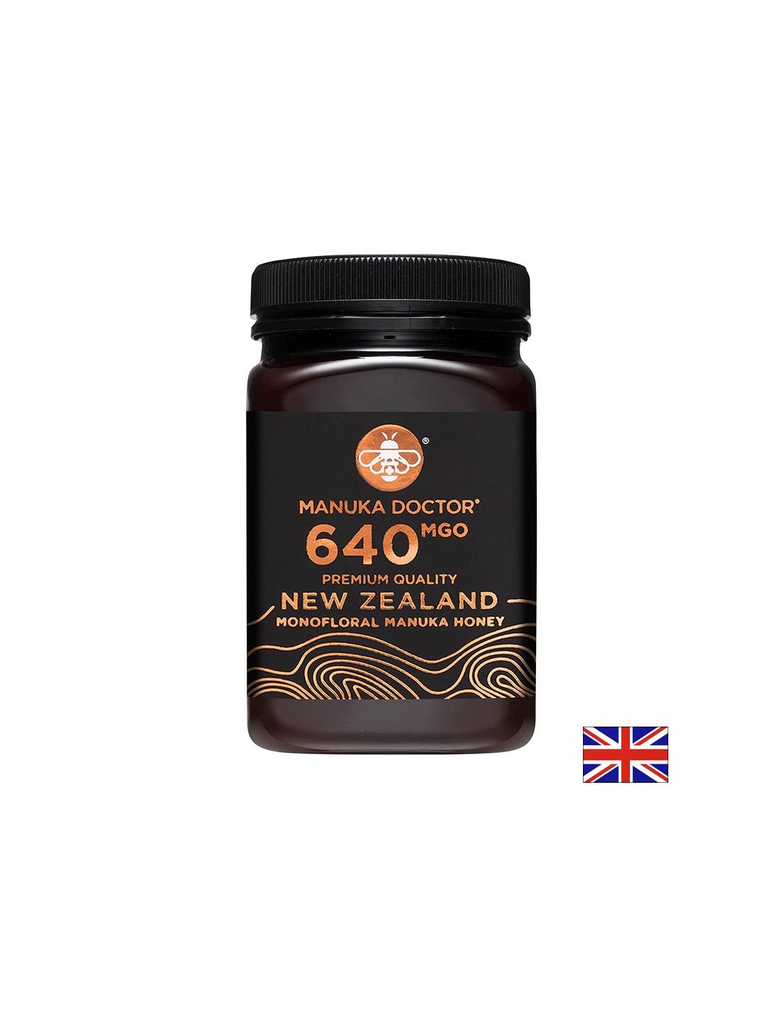 Miel de manuka monofloral de calidad premium (640 MgO), 500 g
