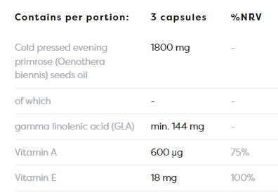 Primros Ueleg 1800 mg | Mam Vitamin A & e - 120 Gelkops