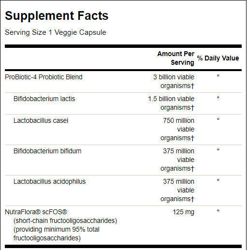 ProBiotic 4 | 3 Billion CFU - 60 capsules